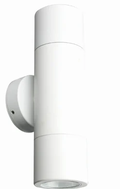 Außenwandleuchten|Moderne Lampen*Lido Up Down Wandlampe Aluminium Weiß IP54 Modern vielseitig