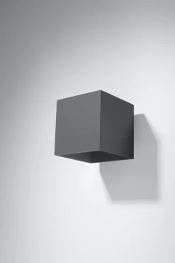 Wandleuchten|Flurlampen*Sollux Up Down Wandlampe GEO Anthrazit B:10cm G9 Flur