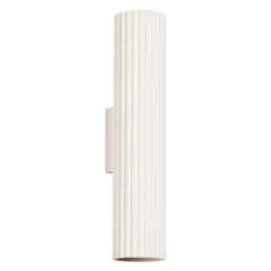 Flurlampen|Wohnzimmerlampen*Sollux Up Down Wandlampe H: 30 cm Creme GU10 2-flammig länglich