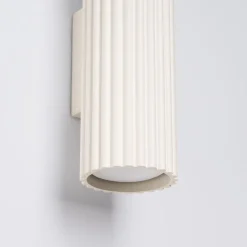 Flurlampen|Wohnzimmerlampen*Sollux Up Down Wandlampe H: 30 cm Creme GU10 2-flammig länglich