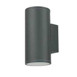 Metall Lampen|Feuchtraumleuchten*SU-MA Up Down Wandleuchte Außen Anthrazit Aluminium IP54