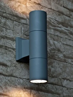 Nowodvorski Up&Downstrahler Aussenleuchte in grau< Außenwandleuchten|Moderne Lampen