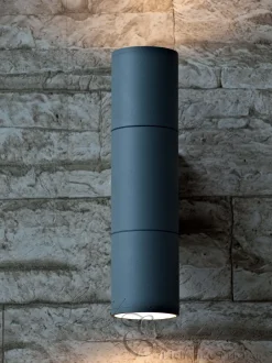 Nowodvorski Up&Downstrahler Aussenleuchte in grau< Außenwandleuchten|Moderne Lampen