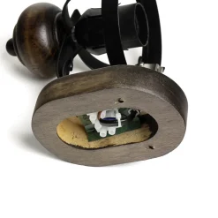 Easylight Urige Wandlampe Holz Glas E27 Landhaus Stil< Wohnzimmerlampen|Glaslampen