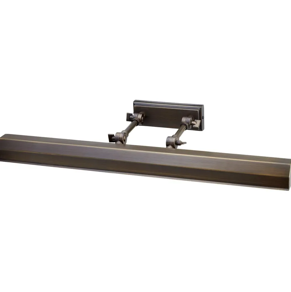 Wandleuchten|Designerlampen*Elstead Verstellbare Bilderleuchte Wand in Bronze 65cm lang