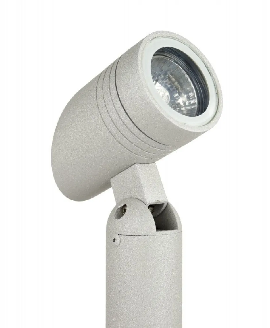 SU-MA Verstellbare Gartenleuchte 45cm GU10 in Silber< Moderne Außenleuchten|Wegeleuchten