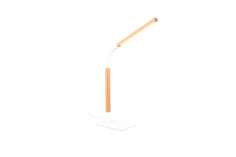 Trio Reality Verstellbare LED Tischlampe dimmbar Metall Weiß 7 W< Wohnzimmerlampen|Metall Lampen