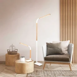 Trio Reality Verstellbare LED Tischlampe dimmbar Metall Weiß 7 W< Wohnzimmerlampen|Metall Lampen