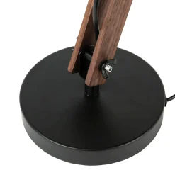 Easylight Verstellbare Schreibtischlampe Retro Metall Holz E14< Schreibtischlampen|Retro Lampen