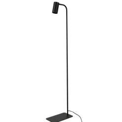 Moderne Lampen|Wohnzimmerlampen*Nowodvorski Verstellbare Stehlampe Wohnzimmer Schwarz Metall 124cm