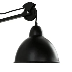 Holzlampen|Industrie Lampen*Easylight Verstellbare Wandlampe Industrie Design Holz Metall