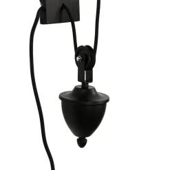 Holzlampen|Industrie Lampen*Easylight Verstellbare Wandlampe Industrie Design Holz Metall