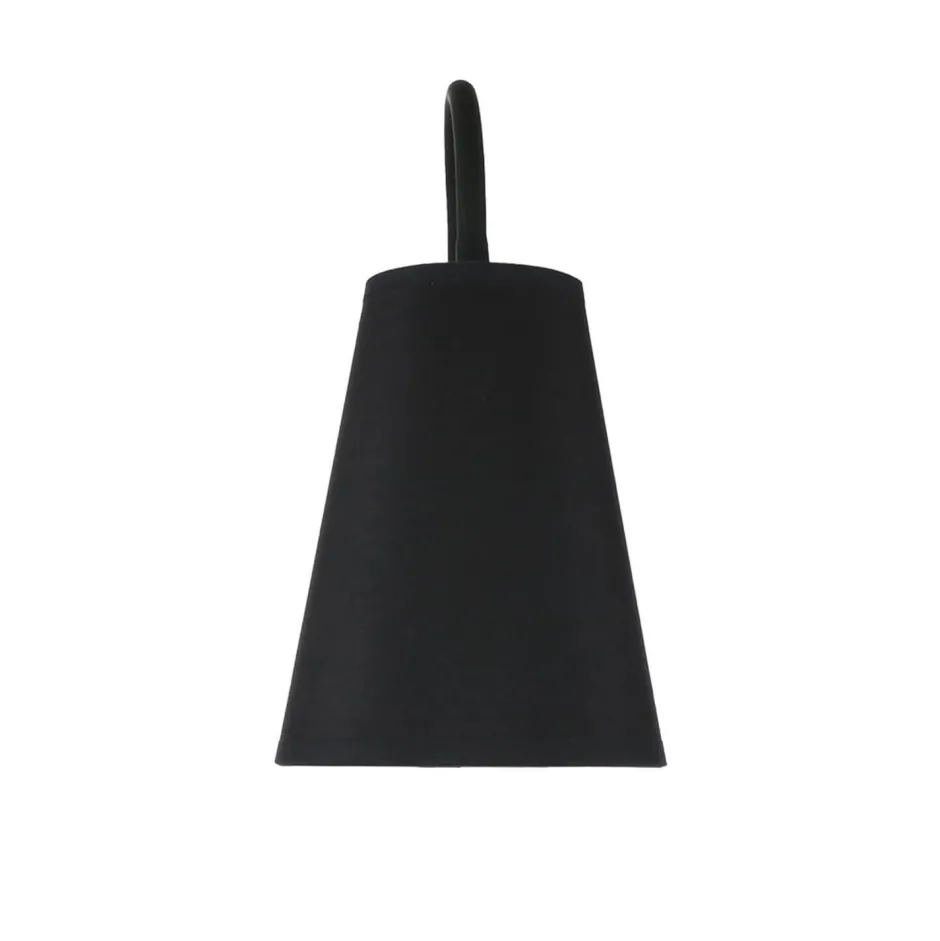 Metall Lampen|Stofflampen*TK Lighting Verstellbare Wandlampe Schwarz Gold Metall E27