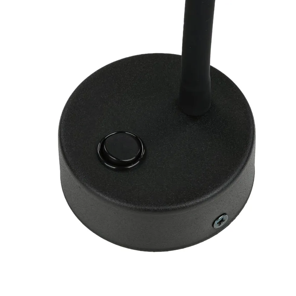 Metall Lampen|Stofflampen*TK Lighting Verstellbare Wandlampe Schwarz Gold Metall E27