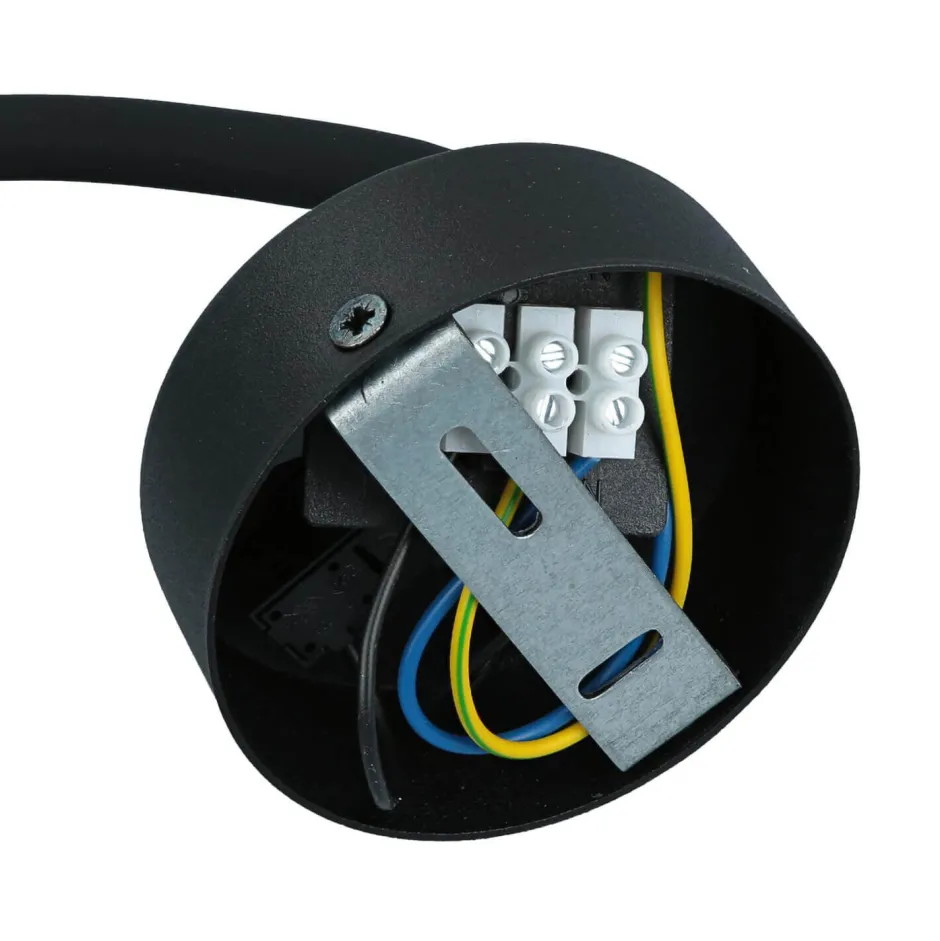 Metall Lampen|Stofflampen*TK Lighting Verstellbare Wandlampe Schwarz Gold Metall E27