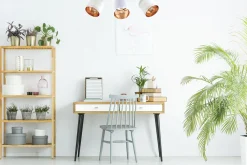 Spots|Flurlampen*Belis Verstellbarer Deckenspot 3-flammig Stoff blendarm E27