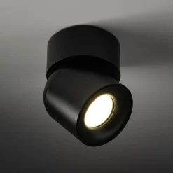 Metall Lampen|Feuchtraumleuchten*TK Lighting Verstellbarer Deckenstrahler Schwarz Metall GU10 IP65