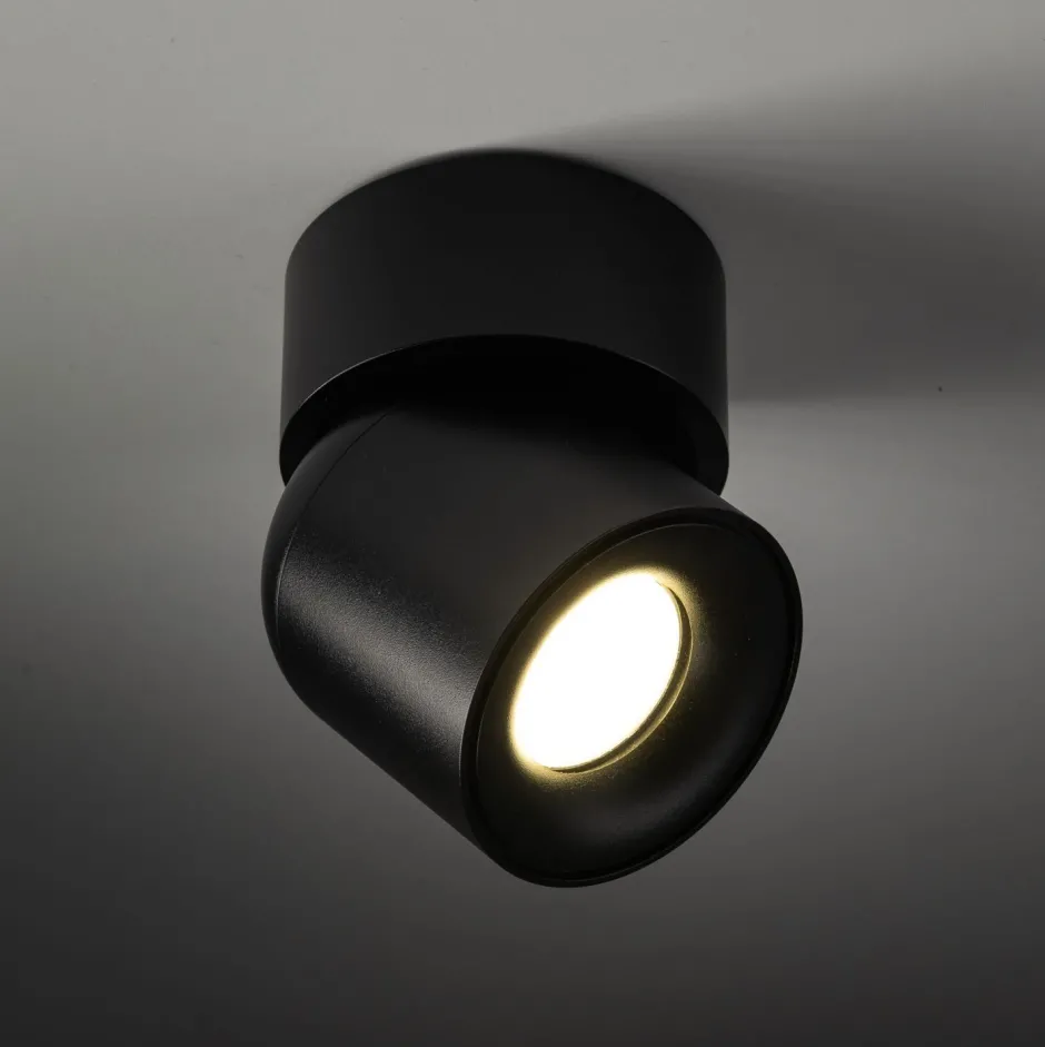 Metall Lampen|Feuchtraumleuchten*TK Lighting Verstellbarer Deckenstrahler Schwarz Metall GU10 IP65