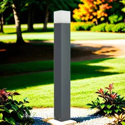 Metall Lampen|Wegeleuchten*SU-MA Vielseitige Gartenleuchte AWERNE Anthrazit Modern