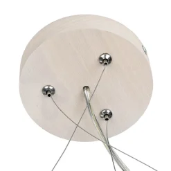 Lamkur Vielseitige Pendelleuchte ARBARO Holz rund Esstisch< Hängelampen|Esszimmer Lampen