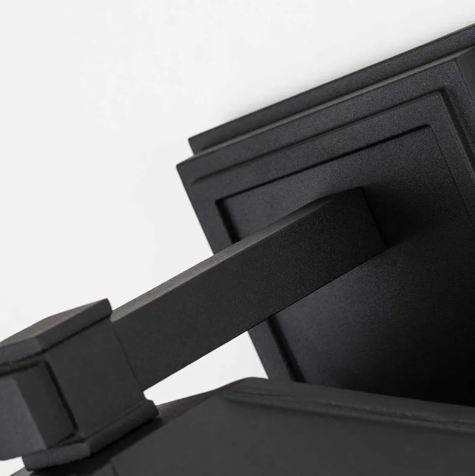 Elstead Vintage Außenlampe Wand E27 IP44 H: 41,8 cm Schwarz< Außenleuchten Antik|Außenwandleuchten