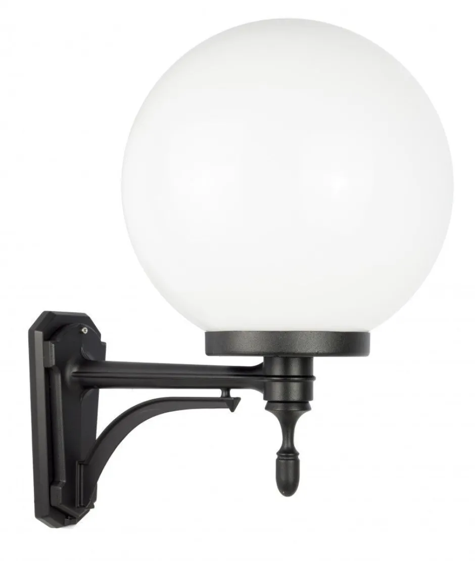 Außenwandleuchten|Feuchtraumleuchten*SU-MA Vintage Außenleuchte Kugelschirm IP43 blendarm E27