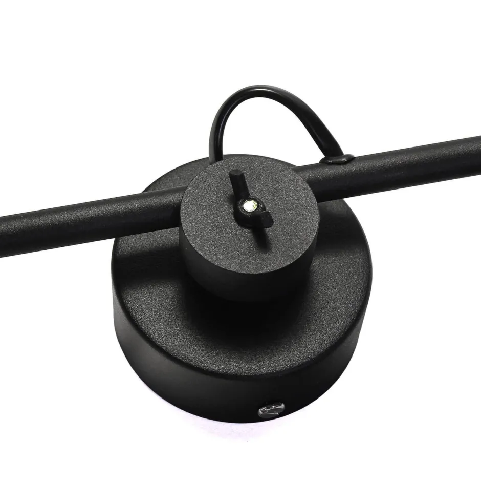 Nowodvorski Vintage Deckenlampe Wohnzimmer Schwarz 2xE27 STICKS< Deckenleuchten|Flurlampen