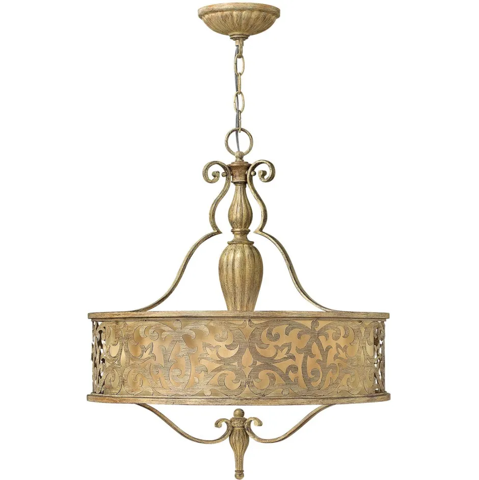 Elstead Vintage Hängeleuchte Esstisch in Creme verstellbar< Hängelampen|Esszimmer Lampen