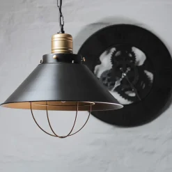 Nowodvorski Vintage Hängeleuchte Schwarz Kupfer Industrial Design< Hängelampen|Industrie Lampen
