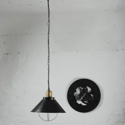 Nowodvorski Vintage Hängeleuchte Schwarz Kupfer Industrial Design< Hängelampen|Industrie Lampen