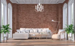 Hängelampen|Bürolampen*Belis Vintage Kronleuchter Weiß E14 6-flammig Klassisch