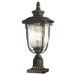 Elstead Vintage Lampe Außen Metall Riffelglas IP44 Garten< Rustikale Lampen|Vintage Lampen