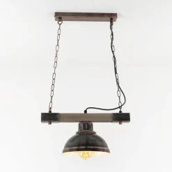 Luminex Vintage Lampe hängend HAKON Kupfer Antik Made in EU< Vintage Lampen|Rustikale Lampen