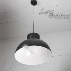 Vintage Lampen|Industrie Lampen*Nowodvorski Vintage Loftleuchte Hängeleuchte schwarz