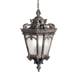 Gartenlaternen|Vintage Lampen*Elstead Vintage Pendelleuchte Alu Ø43cm verstellbar außen