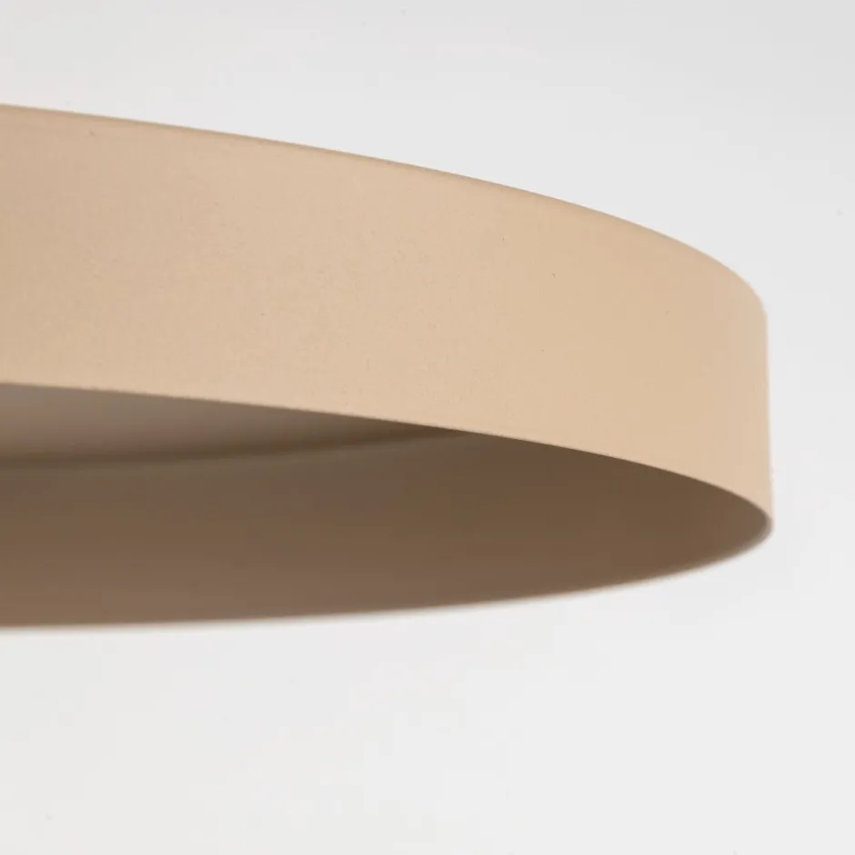 Hängelampen|Bürolampen*TK Lighting Vintage Pendelleuchte E27 Ø30 cm in Ziegelrot Sandgrau