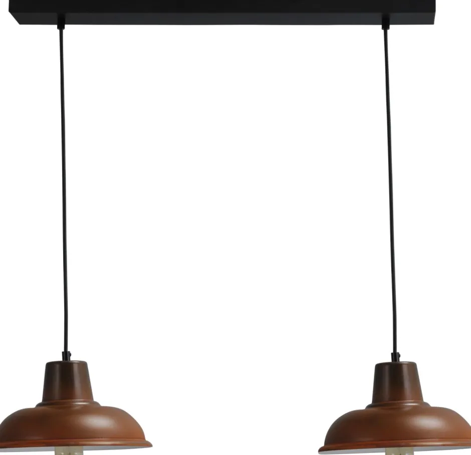 Hängelampen|Industrie Lampen*Masterlight Vintage Pendelleuchte Hängeleuchte in Rost Braun