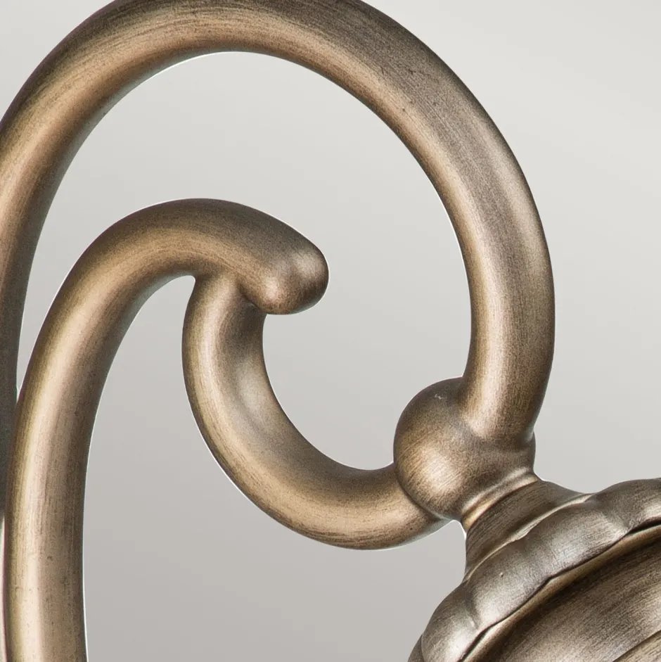 Metall Lampen|Vintage Lampen*Elstead Vintage Wandlampe außen Aluminium Glas H: 48,9 cm IP44 E14