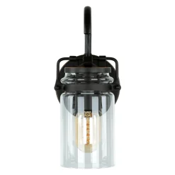 Elstead Vintage Wandleuchte Industrie Design Glas Schirm< Glaslampen|Designerlampen