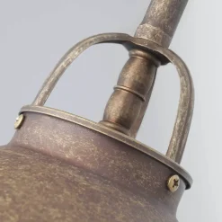 Giovanni Battista Wand Außenleuchte aus Messing in Antik Bronze< Außenwandleuchten|Lampen Aus Aller Welt