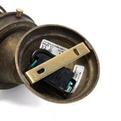 Außenwandleuchten|Lampen Aus Aller Welt*Giovanni Battista Wand Außenleuchte echtes Messing Bronze