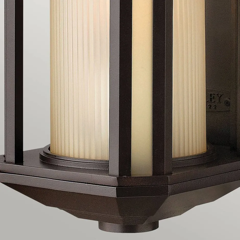 Außenwandleuchten|Retro Lampen*Elstead Wand Außenleuchte klein H: 29,2 cm Alu Glas E27 IP44 Retro