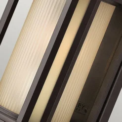 Außenwandleuchten|Retro Lampen*Elstead Wand Außenleuchte klein H: 29,2 cm Alu Glas E27 IP44 Retro