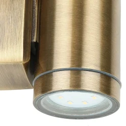 Lido Wand Spot außen IP64 rostfreies Messing GU10 SERRES< Außenwandleuchten|Moderne Lampen