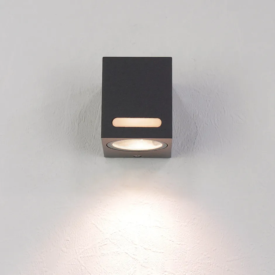 Moderne Lampen|Moderne Außenleuchten*Easylight Wandlampe Aluminium eckig IP44 außen praktisch