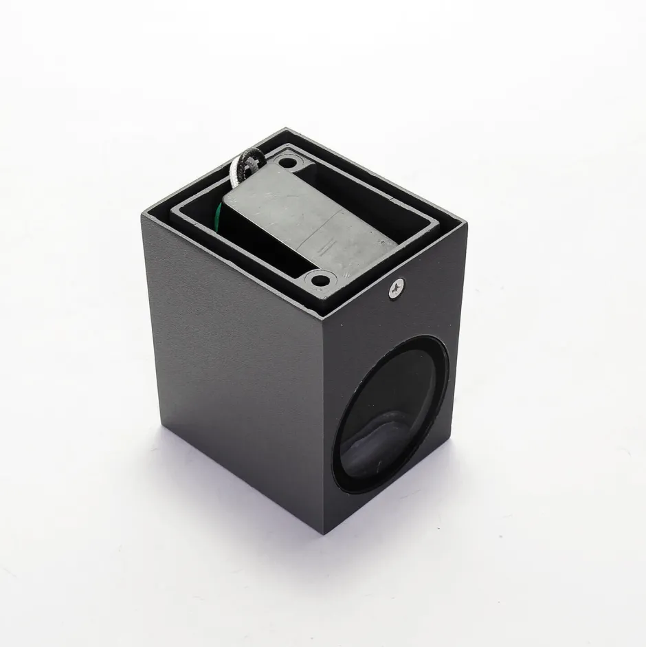 Moderne Lampen|Moderne Außenleuchten*Easylight Wandlampe Aluminium eckig IP44 außen praktisch