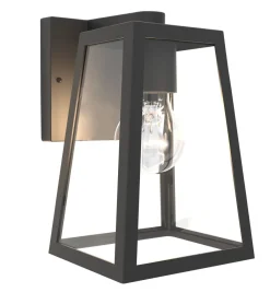 Metall Lampen|Moderne Außenleuchten*Eco-Light Wandlampe Aluminium Glas E27 IP44 H:21,6 cm Laterne