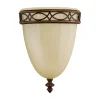 Wohnzimmerlampen|Glaslampen*Elstead Wandlampe ANABELL 1 Creme Landhaus Design Leuchte