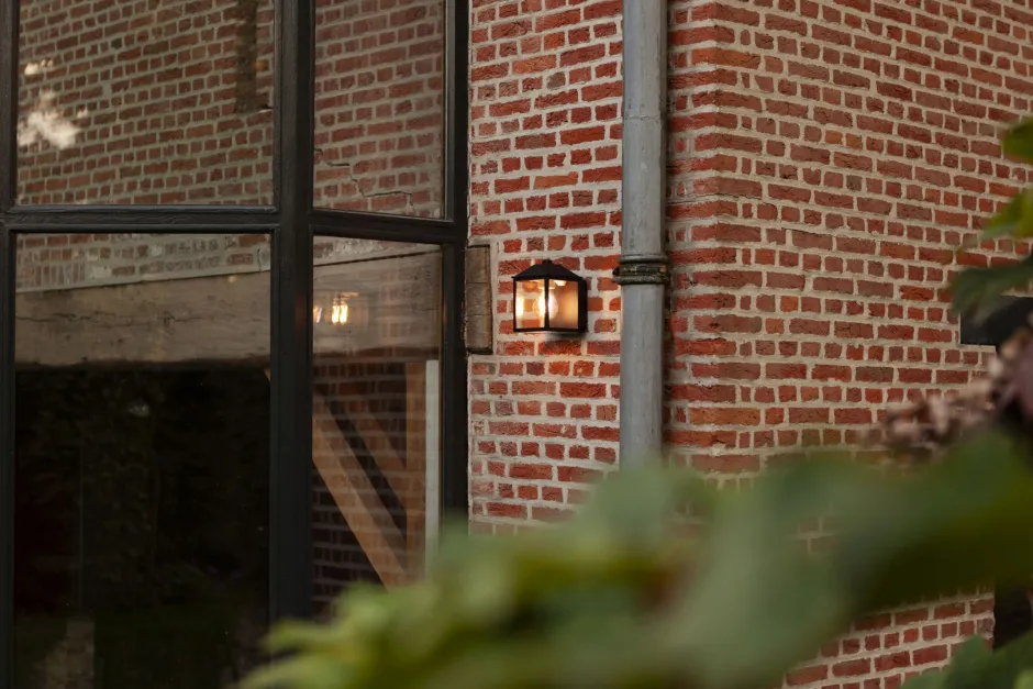 Eco-Light Wandlampe außen Aluminium E27 IP54 H:17,5 cm Schwarz< Metall Lampen|Gartenlaternen