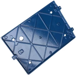 Lido Wandlampe außen E27 IP64 Messing Glas H: 22 cm Blau< Metall Lampen|Messinglampen